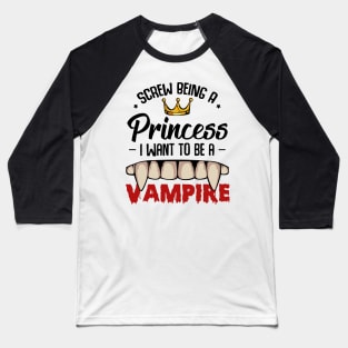 Vampires Halloween Baseball T-Shirt